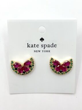 KS157-Kate Spade watermelon earrings